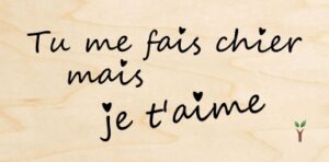 90-Tu me fais chier, mais je t'aime